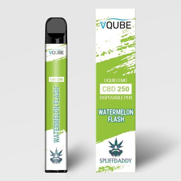 VQUBE Spliffdaddy CBD E-Shisha Vape Watermelon Flash 700 Züge 2